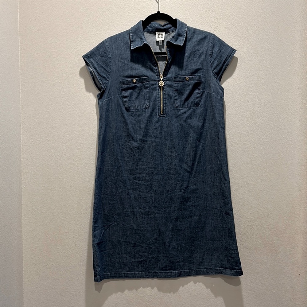Anne Klein Lightweight Denim Dress